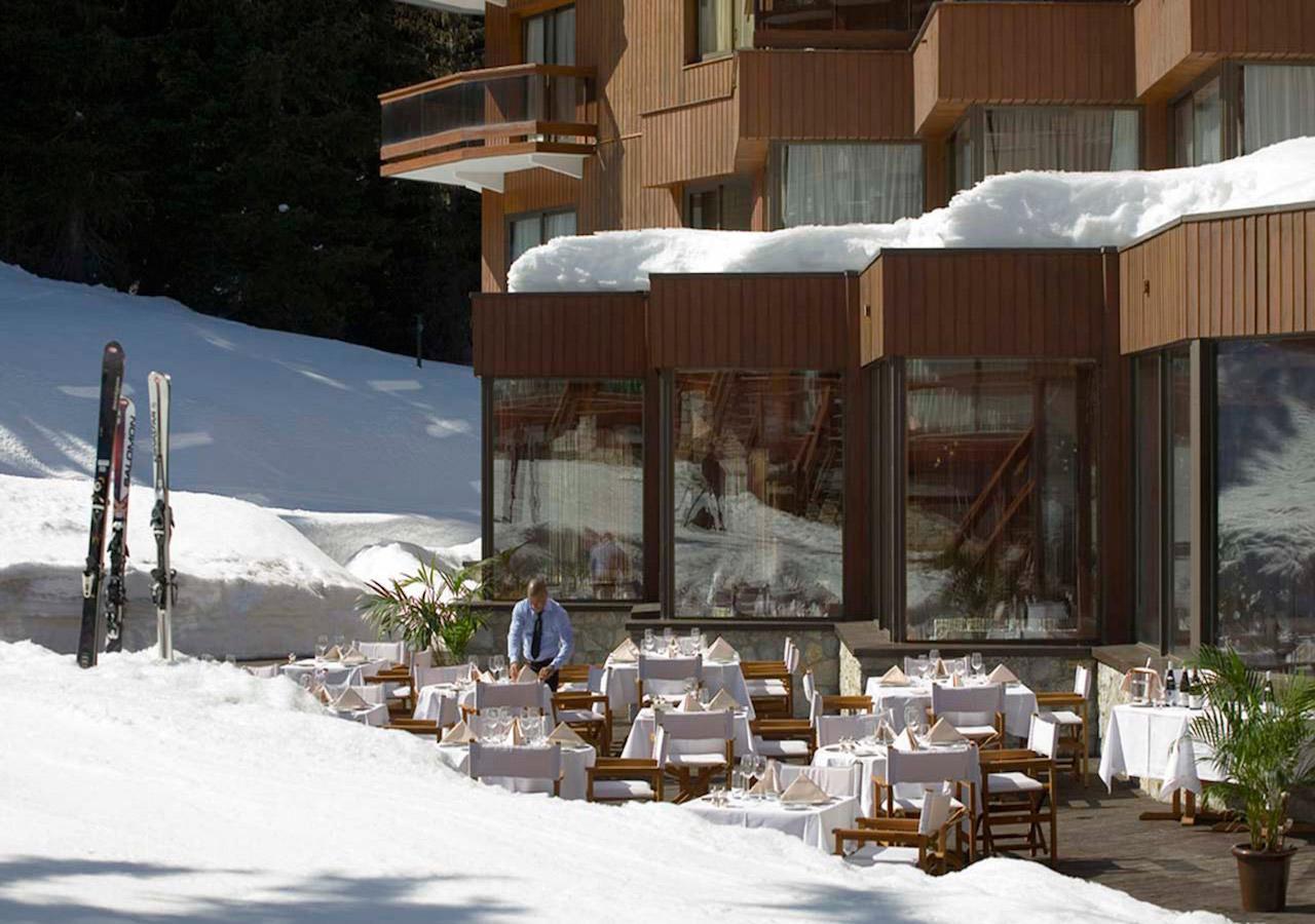 Residence Le Domaine Du Jardin Alpin - Courchevel 1850 Exteriör bild